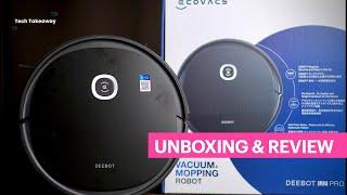 Vacuum Robot Review | Ecovacs Deebot U2 | Unboxing, Cleaning & Mopping function
