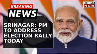 Breaking News: PM Modi To Visit Srinagar Ahead Of J&K Elections | Over 30,000 People To Attend Rally