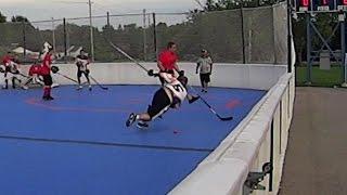 Ball Hockey HD - Slapshot Fall - Funny Hockey Moments - Sony HDR AS20