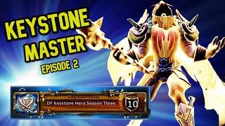 Pugging to Keystone Master as a Retribution Paladin  l zero to HERO Mythic Plus Challenge Episode 2