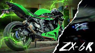 I rode a Kawasaki Ninja ZX6R !