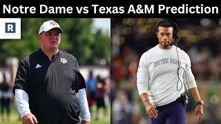 Notre Dame vs Texas A&M Game Prediction | Week 1 College Football Game Picks