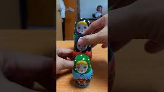 Matryoshka Nesting Dolls 5 sets Super Duper Cute #cute #shorts #matryoshka #dolls #nestingdolls