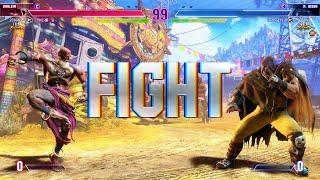 Street fighter 6  YHC Mochi (Rank #2 Dhalsim) Vs Hotdog29 (M.Bison)  SF6 High Level Match's!