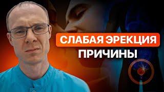 Слабая эрекция Причины. Эректильная дисфункция. Врач уролог-андролог. Москва