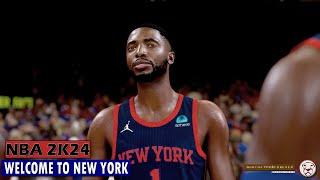 NBA 2K24: Mikal Bridges Does It All In New York | 20 Points, 5 Rebounds, 8 Assists, 4 Blocks | XBOX