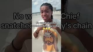 BabyChief snatches chain off of BAK Jay  #babychiefdoit #theviper #chicagorap #chicago #babychief