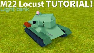 M22 Locust Light tank tutorial Roblox Plane Crazy