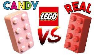 "LEGO" CANDY BRICKS - Can I BUILD With Them?