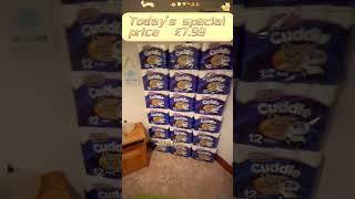 Quilted Panda Tissue, 120 Rolls, Non-Scented 3PLY Bulk Buy! #bulkbuy #bargain