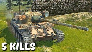 Centurion Mk. 5-1 RAAC - 5 KILLS | 5,6 K Damage, WoT Blitz Replay