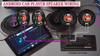 Connecting Front & Rear Speakers to Your Android Car Player: Step-by-Step Guide!