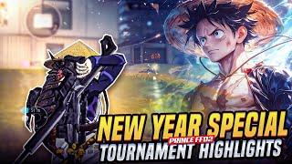 FREE FIRE TOURNAMENT HIGHLIGHTS || " HAPPY NEW YEAR,EVERYONE!" ||BY PRINCE FF02||