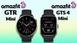 Amazfit GTR Mini vs Amazfit GTS 4 Mini