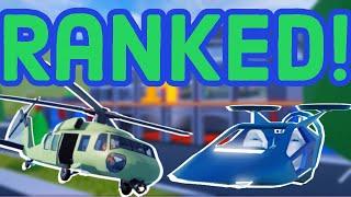 (2022) Every 1m+ Vehicle Ranked! | Roblox Jailbreak