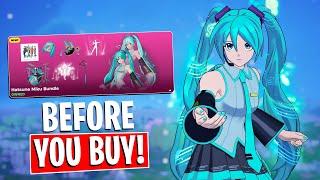 HATSUNE MIKU BUNDLE | Instruments as PICKAXES and BACK BLINGS!  Before You Buy!