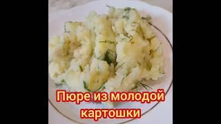 Пюре из молодой картошки. Рецепт.