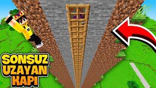 Minecraft'ta SONSUZA UZAYAN KAPI İLE SALAK KARDEŞİMİ TROLLEDİM!!