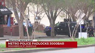 Metro Nashville Police padlock 3000 Bar