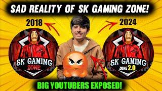 Reality Of SK GAMING ZONE  Big Youtubers Exposed | Garena Free Fire