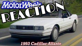 1993 Cadillac Allante (Reaction) Motorweek Retro