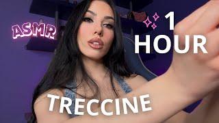 ASMR - 1 ORA DI TRECCINE & CLIPS (1 HOUR Of Braiding ASMR)