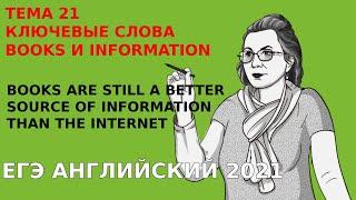 ЕГЭ английский 2021. Все о теме эссе о книгах и интернете. Подготовка к ЕГЭ по английскому