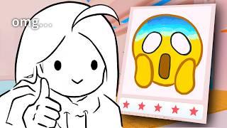 Artist vs Roblox Speed Draw: Emoji Challenge