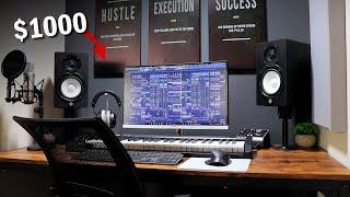 ULTIMATE Bedroom Home Music Studio Setup (Under $1000) // Best Budget Studio Equipment