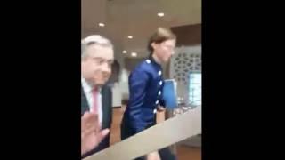 Inner City Press asked UNSG Guterres if he takes over UNDP's Resident Coordinator system. No answer
