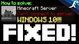 Minecraft - Why can only I join my own server? [FIX / SOLVED] (WINDOWS 10)