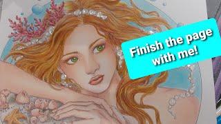 Finish colouring in Colouring Heaven's Mermaid Special by Anastasia Elly Koldareva - Adult colouring