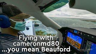 MSFS2020 | Landing in 100KTS WINDS: cameronmd80 vs AI Mini Challenge | Bahamas