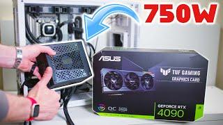 DO You Need A New POWER SUPPLY for RTX 4090 or RTX 4080? - I Tried a 750W PSU