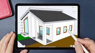 Modeling a House  on iPad | Shapr3D