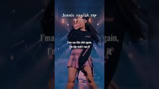 Jennie english rap ddu ddu du (japan)