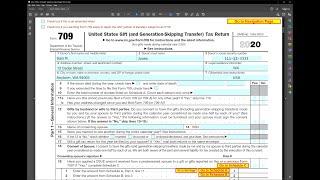 IRS Form 709, Gift and GST Tax