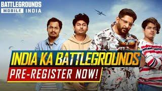 INDIA KA APNA BATTLE GROUND MOBILE INDIA IS HERE PRE REGESTER LINK IN