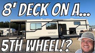 8 Foot Deck on a 5th Wheel?? 2025 Arctic Wolf 3800DECK