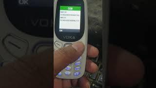 Q3330 and voka s3310  imei code  *#0160#