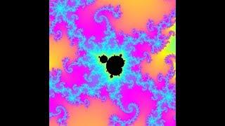 Python Pygame Mandelbrot Fractal Interactive Viewer