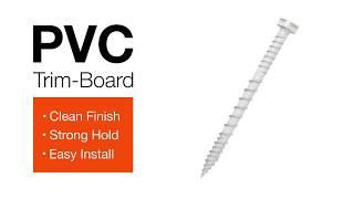 How to Install PVC Trim-Board Screws