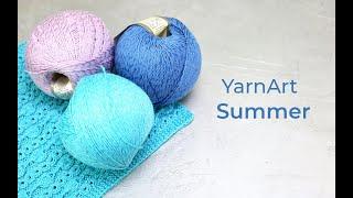 Хлопок с вискозой. Summer YarnArt. Обзор пряжи