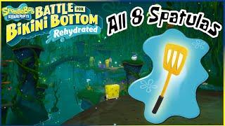 Kelp Forest - All Golden Spatulas | SpongeBob Battle for Bikini Bottom - Rehydrated