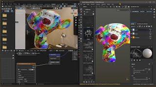 Videoguide - Import Export Blender Substance 3D, Mesh and Textures, Material Settigns, Cycles Render