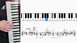 [Learn to play part A] Rad te imam - Auf nach Kranjska Gora (J. Burnik)