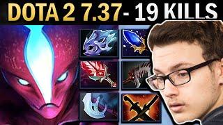 Spectre Gameplay Miracle with 19 Kills and Moon Shard - Dota 7.37