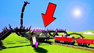 CAN A LEGO ROBOT TO STOP ZASKRIPTOVANY TRAIN!? - RIGS BRICK | LEGO EXPERIMENT IN BRICK RIGS