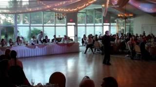 M.C. at wedding gets interactive and fills dance floor!.MP4