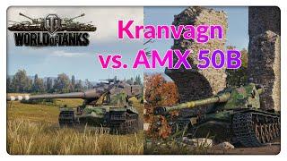 AMX 50B vs. Kranvagn [Gameplay- Keine Premiummuntion - Deutsch]